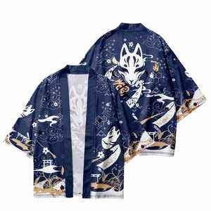 Kimono Tradicional Japonés, Unisex, Disfraz de Cosplay, Haori Yukata, Capa de Samurai para Festivales, Conjunto de Disfraz Personalizado para Adultos - Product Image 5