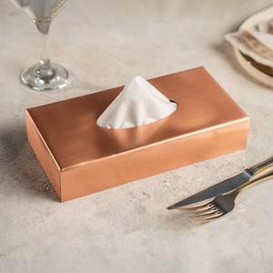 Gold Rainbow Metal Napkin <b>Holder</b> Decorative Tabletop <b>Tissue</b> Organizer Modern <b>Kitchen</b> Dining Display Stand - Product Image 2