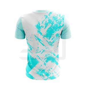 Camiseta Deportiva de Manga Corta con Logotipo Personalizado en la Parte Delantera, Duradera, de Alto Rendimiento, 100% Algodón, Transpirable, de Secado Rápido, para Clubes Escolares - Product Image 3