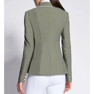 Chaqueta de Equitación Personalizable para Mujer, Abrigo Ecuestre Ligero, Transpirable, de Manga Larga, Impermeable y Cómodo para Montar al Aire Libre - Product Image 4