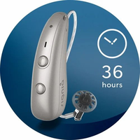 Aide auditive rechargeable Signia Pure Charge & Go 5IX 36 canaux de qualité supérieure avec connectivité Bluetooth pour les personnes âgées et les adultes