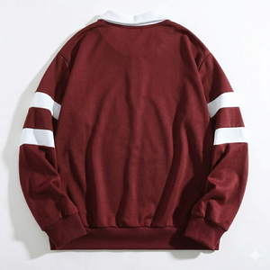 Chemises Vintage en Polyester Tricoté Marron Uni à Col pour Hommes, Manches Longues, Respirantes, Séchage Rapide, Style Streetwear Ample et Tendance - Product Image 2
