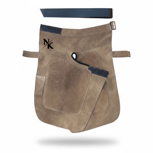 Delantal de Herrador de Cuero Genuino de Alta Calidad, Cinturón Ajustable, Delantales de Gamuza Resistentes para Herradores, Soldadura y Herraje - Product Image 1