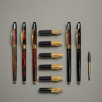 Vente en gros de stylos plume promotionnels de haute qualité stylo plume d'affaires de luxe fabriqué au Japon stylo plume à écriture lisse