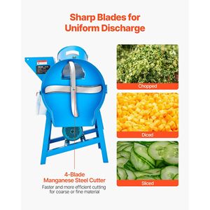 2200W Hay Chopper Double <b>Feed</b> Ports 1719lbs/h Capacity 220V Multi Forage Corn Stalks Cutting <b>Machine</b> <b>Feed</b> <b>Processing</b> <b>Machines</b> - Product Image 3