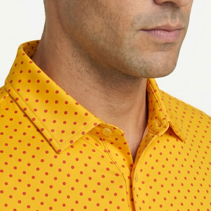 Tee-shirt de golf respirant pour hommes, maillot de golf léger, vêtements d'été, chemise de golf sportive pour hommes, coupe confortable - Product Image 4