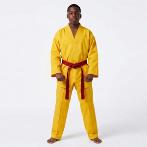 Tenue de Taekwondo en Coton de Qualité Supérieure – Combinaison d'Entraînement d'Arts Martiaux Confortable et Professionnelle pour Hommes - Product Image 1