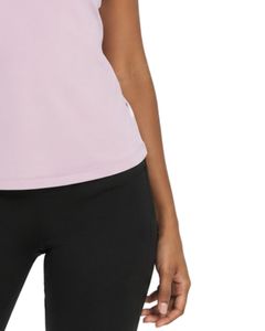 Ensemble de sport et de fitness pour femme : Débardeur de yoga lavande avec short cycliste noir, coupe ajustée, pour la gym et l'entraînement - Product Image 6