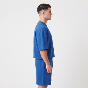 Ensembles de shorts et survêtements amples en coton pour hommes – Collection été – Vente en gros – 2 pièces - Product Image 3