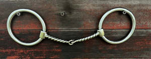 Bridon de cheval sur mesure en acier inoxydable argenté de style western, avec anneau en O et double articulation, embout en cuivre, haute qualité SKI - Product Image 3