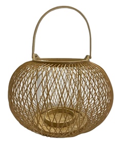 Pantalla de Lámpara Redonda de Bambú Tejido Ecológica - Decoración Sostenible para Hogares, Restaurantes, Hoteles y Resorts - Product Image 1