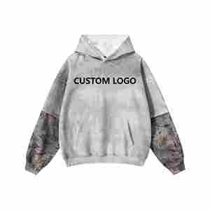 Sweat à capuche pour homme SPAHI ENTERPRISES de qualité supérieure, 100% coton, écologique, coupe ample, imprimé numérique, délavé à l'acide, décontracté pour l'hiver - Product Image 1