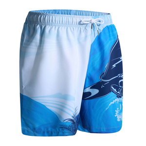 Shorts de Baño de Secado Rápido para Hombre, con Cordón en la Cintura, Traje de Baño Informal para Playa, Shorts Sublimados de Longitud Corta, Venta Especial, Logotipo Personalizado - Product Image 2