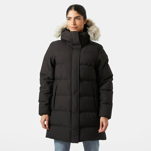 Vente Chaude en Gros : Manteaux Parka Matelassés Teints Longs Grande Taille pour Femmes, Rembourrés en Polyester avec Capuche – Marque Fabricant - Product Image 1