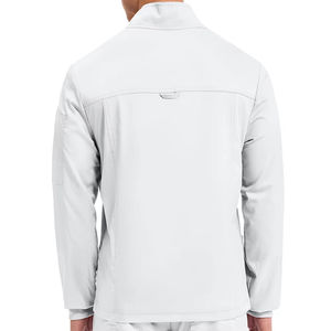 Blouses médicales respirantes en polyester à manches longues pour hommes, coupe confortable, infirmiers, plusieurs poches, ensemble uniforme extensible - Product Image 5