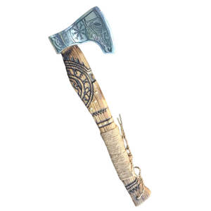 Hacha vikinga de acero de alta calidad con mango de madera, cuchilla afilada de acero inoxidable, herramientas de corte, precio al por mayor personalizado. - Product Image 2