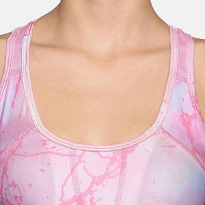 Sujetador deportivo de alto impacto para mujer, acolchado, con tirantes ajustables, sin costuras, transpirable, de malla, para yoga, running, gimnasio, fitness, entrenamiento atlético frontal - Product Image 5