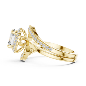 Goldrush แหวนทอง14K แหวนบางวางซ้อนได้สำหรับผู้หญิงชุดเครื่องประดับประจำวันแบบมินิมอล - Product Image 4