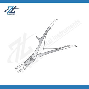 Pinza ósea de acción compuesta Stille, angulada lateralmente, 240 mm, de acero inoxidable, instrumento quirúrgico ortopédico, fabricante de Pakistán - Product Image 6