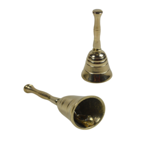 Campana de Mano de Estilo Moderno con Diseño Completamente en Latón, Campana de Santa Claus con Acabado Dorado, Diseño Decorativo, Campana Navideña - Product Image 6
