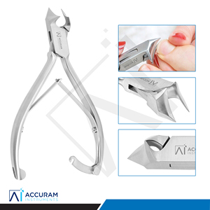Heavy Duty Moon Shape Toe <b>Nail</b> Clipper Stainless Steel Back Lock Podiatry Manicure Pedicure <b>Tool</b> - Product Image 5