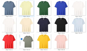 T-shirt homme surdimensionné avec logo personnalisé, qualité luxe, épaules tombantes, impression puff, 100% coton - Product Image 6