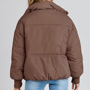 OEM Factory Prices Women's Customized Heated Eco-Friendly <b>Quilted</b> Puffer Coat Jacket Nylon Lining Waterproof Breathable Casual - Product Image 2