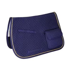 Tapis de selle de dressage pour chevaux de qualité supérieure, entièrement doublés de polaire, respirants et polyvalents, avec poches - Product Image 3