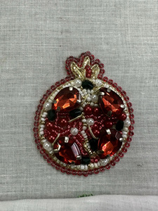 Porte-clés en perles de verre faites à la main sur le thème de l'amour - Souvenir DIY pour Noël et les fêtes Multicolore Artisanat Ziyan - Product Image 1