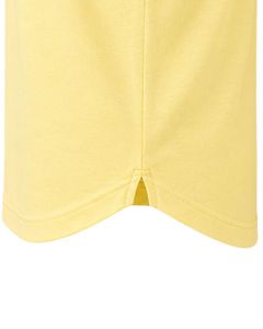 Camiseta raglán de color amarillo limón claro y azul marino para mujer, camiseta informal de cuello redondo y manga corta, mezcla de algodón suave, Top de moda de verano - Product Image 5