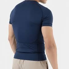 T-shirt de compression pour homme, vêtements de musculation, vêtements de sport élastiques, respirants, fonctionnels, haut d'entraînement - Product Image 3