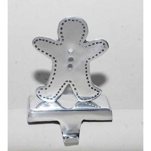 Hot Sale Wood Base Aluminium Top Christmas <b>Stocking</b> <b>Holder</b> For Hanging Decorative Use Xmas <b>Stocking</b> <b>Holder</b> With Silver Tree Top - Product Image 1