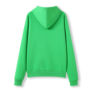 Sudadera con Capucha para Mujer, Color Sólido, Manga Larga, con Bolsillo Tipo Canguro, para Otoño, Talla Básica - Product Image 4