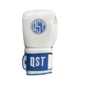 Gants de boxe en cuir synthétique PU 12oz 16oz respirants avec fermeture auto-agrippante réglable rembourrés pour l'entraînement et l'exercice, logo personnalisé OEM - Product Image 2