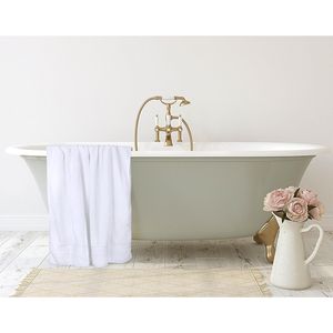 Serviettes de bain luxueuses en coton 100% ring-spun, 600 GSM, 35 x 70 pouces, séchage rapide, très absorbantes, lot de 2 - Product Image 2