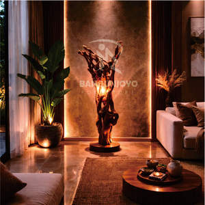 Base de Lámpara de Madera de Teca - Diseño Ecológico y Duradero de Madera Sólida para Sala de Estar, Dormitorio, Oficina en Casa y Apartamento - Product Image 1