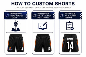 Pantalones Cortos Deportivos Unisex de Talla Grande, Transpirables, de Secado Rápido, Ligeros, con Cintura Elástica, Personalizables - Product Image 2