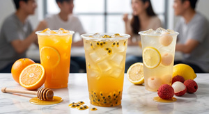 แก้วพลาสติกใสทรงกลม KEIFU ขนาด 500 มล. ผลิตตามสั่ง เส้นผ่านศูนย์กลาง 95 มม. สำหรับเครื่องดื่มเย็นและไอศกรีม-2000 ชิ้น/กล่อง - Product Image 6