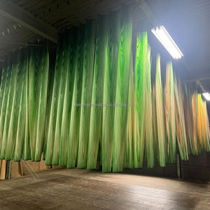 แผ่นไม้วีเนียร์ฮิโนกิญี่ปุ่นสีเขียวย้อมสีด้วยแรงดันสูงที่ได้รับสิทธิบัตร IRODORITAI ดีไซน์ญี่ปุ่น เนื้อเรียบ ตัดเป็นแผ่นบาง ขนาด 2000 มม. - Product Image 2