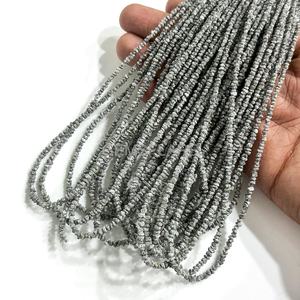 Natural Grey Diamond Beads Aaa Gray Diamond Uncut Beads 2-3MM Raw Diamond Beads Rough Diamond Nugget Beads For Jewelry Making Su - Product Image 4