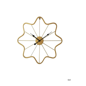 Horloge murale au design géométrique, forme hexagonale, horloges murales suspendues, horloge de chevet, design luxueux, décoration intérieure - Product Image 2