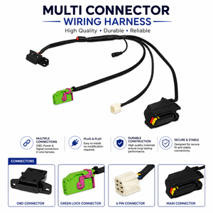 ชุดสายเชื่อมต่อเครื่องอ่านโค้ด OBD2 สำหรับ Mahindra Scorpio 12V เครื่องสแกนวินิจฉัยพร้อมการเชื่อมต่อ USB และหัวต่อหลายแบบ - Product Image 2
