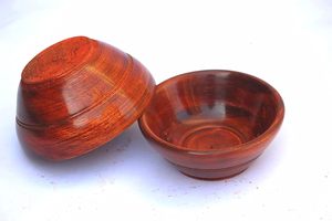 Store Wooden Serving for Kitchen Use Natural Salad Bowl <b>Dinnerware</b> for Fruits Dry Fruits Snacks - Product Image 5