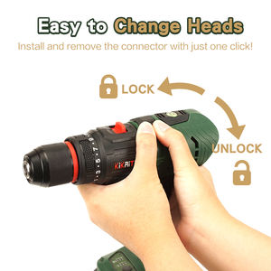 Kit de batterie simple au lithium-ion pour tournevis électriques Tension nominale de 21V Moteur sans balais Outils modulaires à pleine fonction 20 - Product Image 3