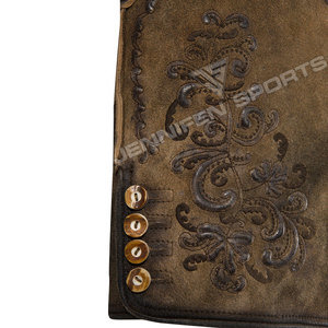 Costume de bière bavarois traditionnel pour homme, Lederhosen en daim, Oktoberfest de Munich, festivals, cosplay national - Product Image 3