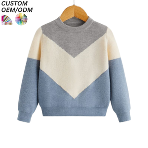 Suéter Premium para Niños, Mezcla de Poliéster/Algodón, Antiarrugas, Ecológico, Transpirable, Talla Grande, Invierno, OEM/ODM, Venta al Por Mayor - Product Image 3