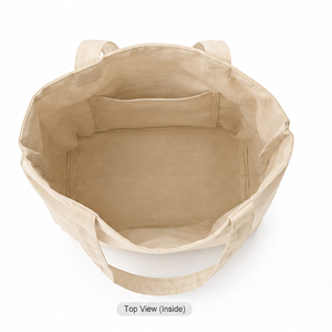 Sac fourre-tout en toile personnalisé, tissu de qualité supérieure, réutilisable, idéal pour les commandes en gros et en vrac - Product Image 4