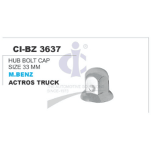 Cache-boulon de moyeu taille 33 mm chromé CI-BZ 3637 - Product Image 1