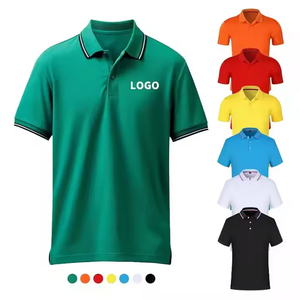 Camisetas de Golf Personalizadas con Etiqueta Tejida e Impresión Digital, 100% Algodón Piqué, Manga Corta, Transpirables, Camisetas Polo Casuales para Hombre - Product Image 4