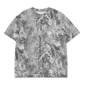 เสื้อยืดผู้ชายแบรนด์เปล่าทรงหลวม ไซส์ใหญ่ ผ้าฝ้ายคุณภาพดี ระบายอากาศได้ดี ดีไซน์ใหม่ หรูหรา ไหล่ตกเล็กน้อย - Product Image 4